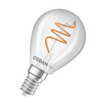 Osram Vintage 1906 LED Classic Slim E14 Pear Filament Clear 4.6W 470lm - 927 Extra Warm White | Best Colour Rendering - Dimmable - Replaces 40W