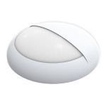 Noxion LED Bulkhead Pro V2 White 12/16/20W 2400lm - 830-840-865 CCT | 325mm - IP65 - Motion and Light Sensor - Emergency 3H + Eyelid Ring White