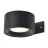D'Lite Lucia Wall Light ABS Black 1.5W lm - 830 Warm White | IP54 - Solar with Sensor