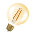 Osram Vintage 1906 LED E27 Globe Filament Gold 7.2W 806lm - 824 Extra Warm White | Replaces 60W