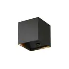 D'Lite Elingen Wall Light Aluminium Black Up & Down 2.9W 170lm - 830 Warm White | Battery-Powered - Light Sensor